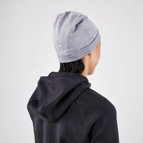 Bonnet running seamless Homme Femme - KIPRUN GRIS + NOIR