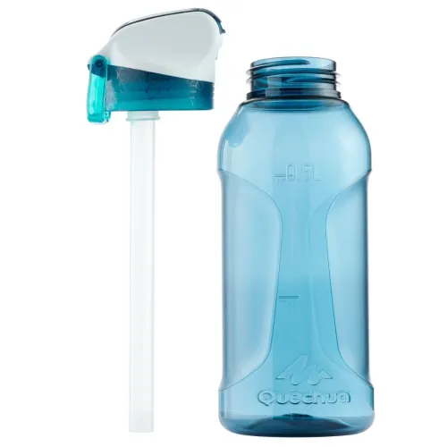 GOURDE DECATHLON RANDONNÉE 900 BOUCHON INSTANTANÉ AVEC PIPETTE 0,5 LITRE ECOZEN 