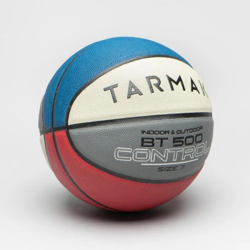 Ballon de basketball taille 7 - BT500 orange beige jaune Decathlon 