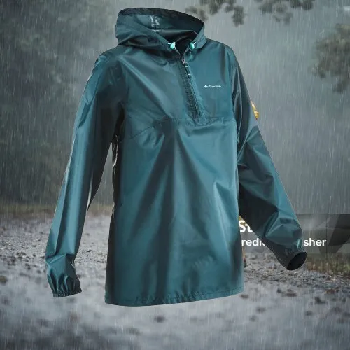 VESTE  DECATHLON IMPERMÉABLE DE RANDONNÉE - RAINCUT - FEMME