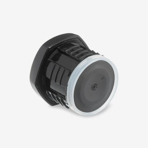 Bouteille Decathlon isotherme inox 0,7L avec gobelet pour la randonnée - bleu