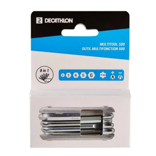 OUTIL MULTIFONCTION VELO MULTITOOL 500 ALU Decathlon