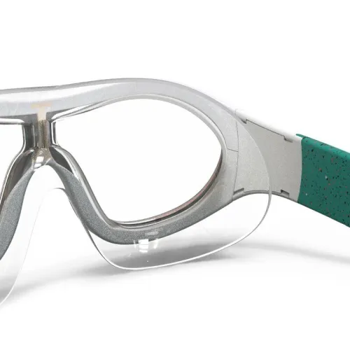 MASQUE Decathlon DE PISCINE - SWIMDOW V2 TAILLE L VERRES CLAIRS - GRIS BLEU
