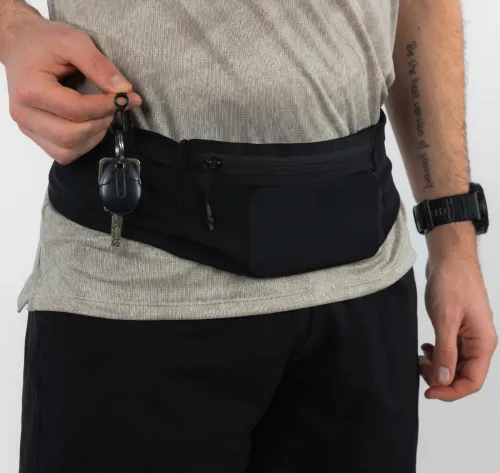 Ceinture de running smartphone Homme Femme - KIPRUN Confort 2 noir 5 poches Decathlon