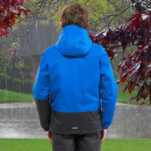 VESTE DE SKI ENFANT CHAUDE ET IMPERMEABLE 100 BLEU Decathlon