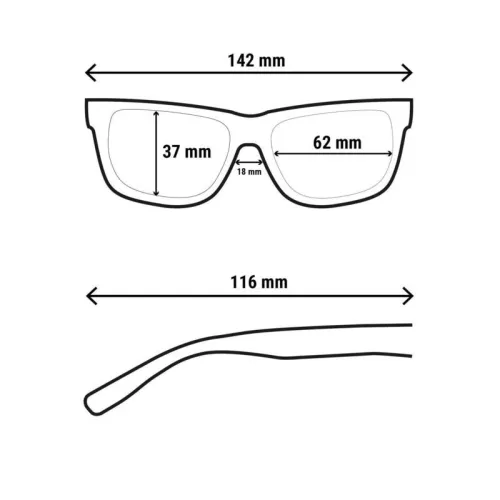 LUNETTES Decathlon DE SOLEIL RANDONNÉE - MH500 - ADULTE - CATÉGORIE 3
