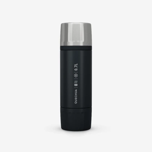 Bouteille inox isotherme avec filtre à thé 0,7L, de randonnée et camping