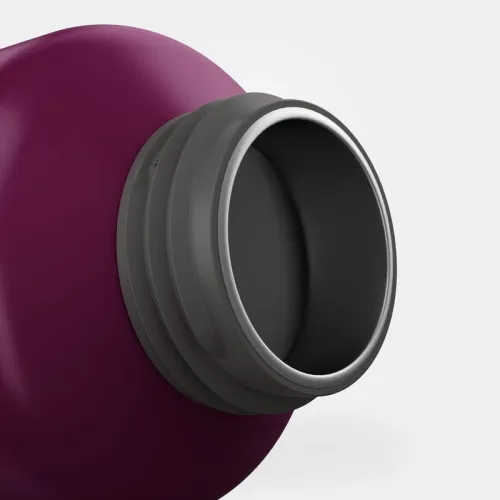 Gourde Decathlon enfant en alu 0,6L avec bouchon instantané et pipette pour la randonnée