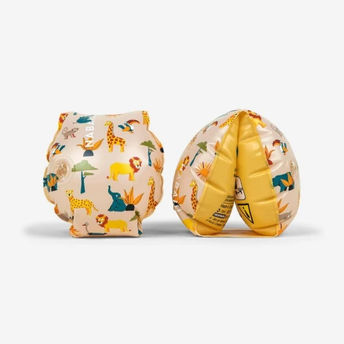 Brassards de piscine enfants Rose imprimé "FLEURS " 11-30 kg