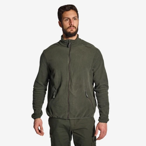 VESTE Decathlon POLAIRE CHASSE Vert / marron