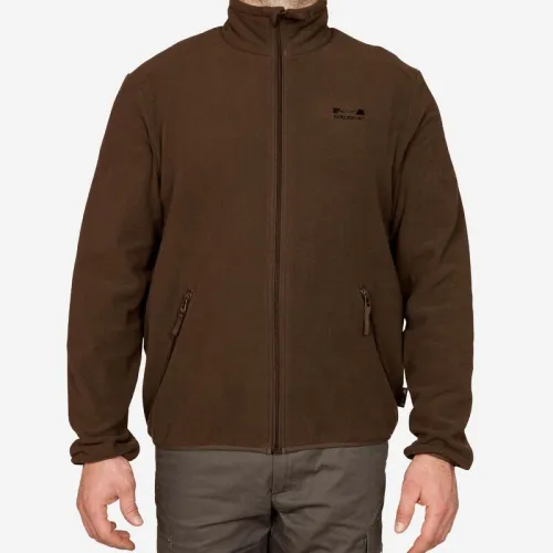 VESTE Decathlon POLAIRE CHASSE Vert / marron