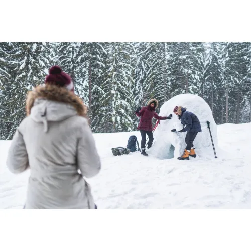 GANTS CHAUD IMPERMÉABLE DE SKI ADULTE 100 NOIRS DECATHLON 