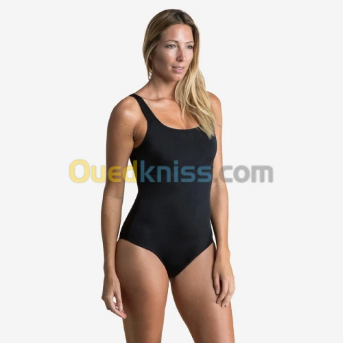 Maillot de Bain 1 Pièce Femme Heva U Noir decathlon
