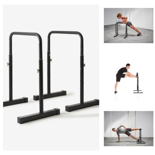 Decathlon Barres à dips réglables et compactes - ts 100