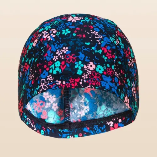 BONNET DE BAIN DECATHLON MAILLE PRINT TAILLE L ALL HIDE 