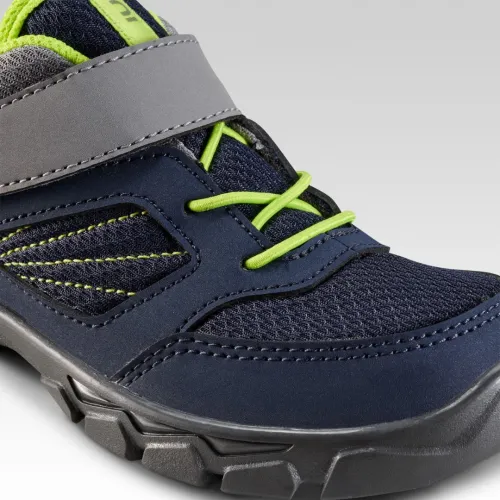 CHAUSSURES DECATHLON  DE RANDONNÉE ENFANT AVEC SCRATCH MH100 BLEU ET ROSE