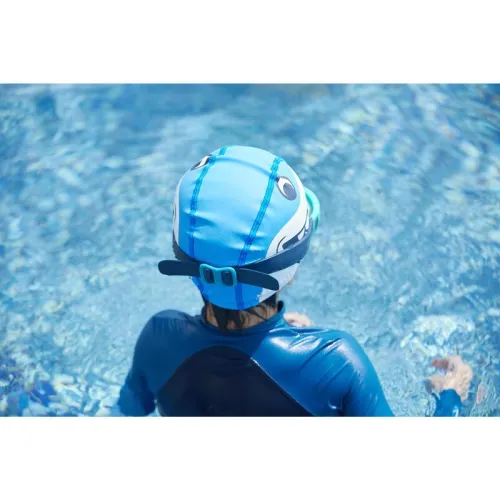 Bonnet Decathlon de Bain Maille Silicone PRINT junior