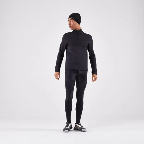 Bonnet running seamless Homme Femme - KIPRUN GRIS + NOIR