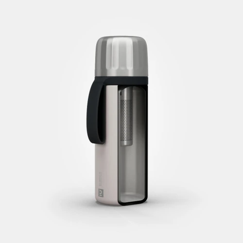 Bouteille inox isotherme avec filtre à thé 0,4L, de randonnée et camping