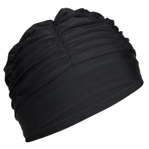 BONNET DE BAIN DECATHLON NATATION MAILLE VOLUME NOIR