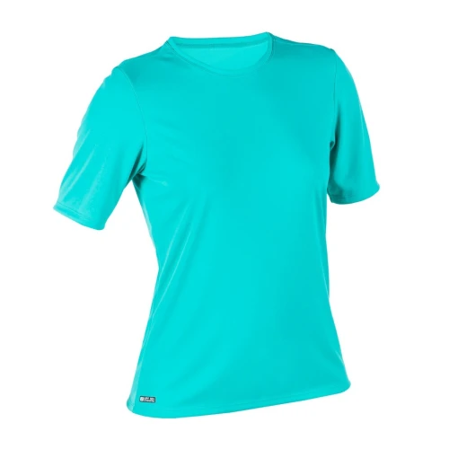 TEE SHIRT ANTI UV FEMME MANCHES COURTES SURF MALOU ROSE CORAIL