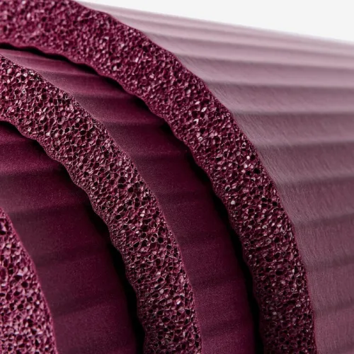 Tapis de Pilates confort épaisseur 15 mm, bordeaux