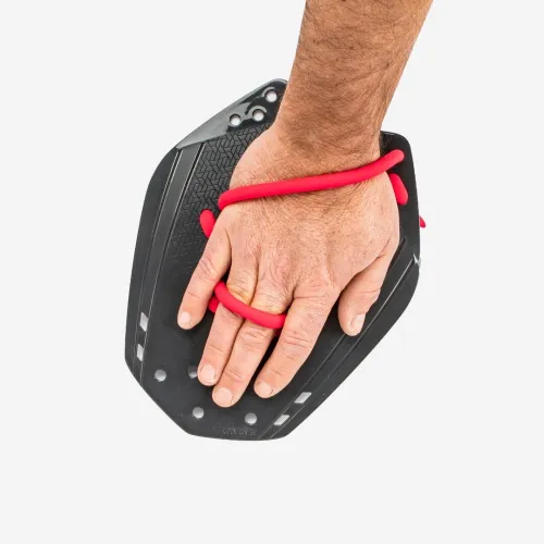 Plaquettes de natation 900 l noir rouge Decathlon