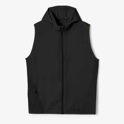 VESTE DECATHLON  COUPE VENT SANS MANCHE DE RUNNING HOMME KALENJI RUN WIND NOIR