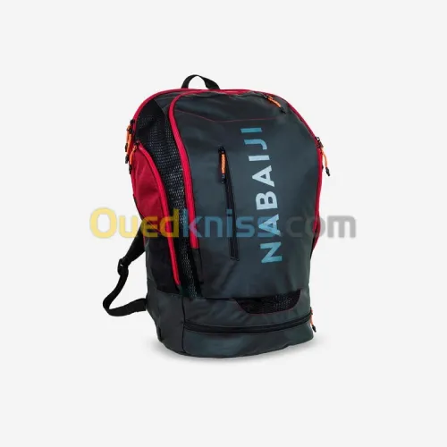 Sac A Dos Decathlon Natation 40L 900 noir rouge