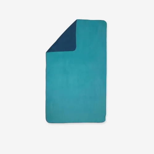 Serviette de bain microfibre vert sapin taille XL 110 x 175 cm