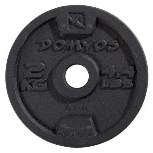 Kit d haltères de musculation 10 kg avec disques en fonte à 80 % recyclée
