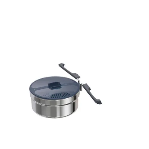 Popote decathlon camp du randonneur MH100 inox 1 personne (1,1L)