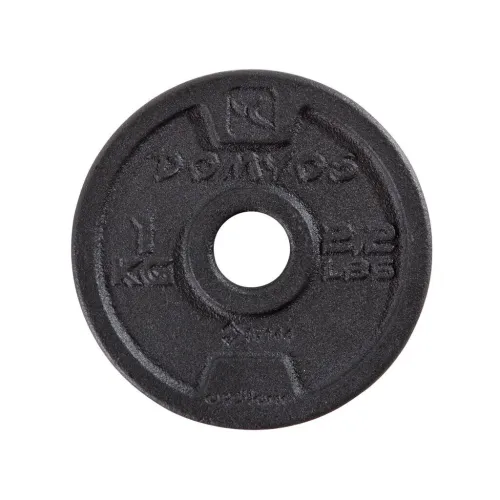 Kit d haltères de musculation 10 kg avec disques en fonte à 80 % recyclée