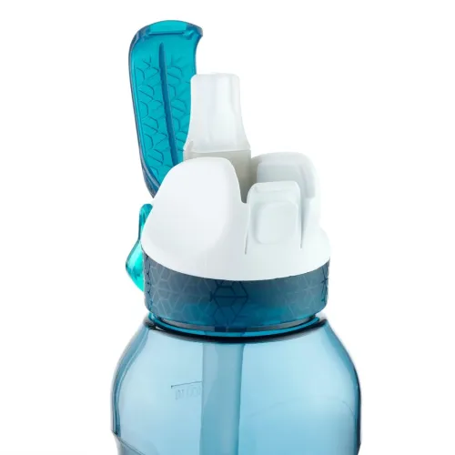 GOURDE DECATHLON RANDONNÉE 900 BOUCHON INSTANTANÉ AVEC PIPETTE 0,5 LITRE ECOZEN 