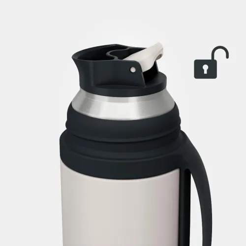 Bouteille inox isotherme avec filtre à thé 0,4L, de randonnée et camping