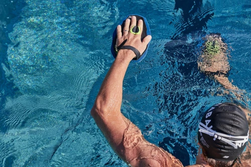 Plaquettes de natation 900 l noir rouge Decathlon