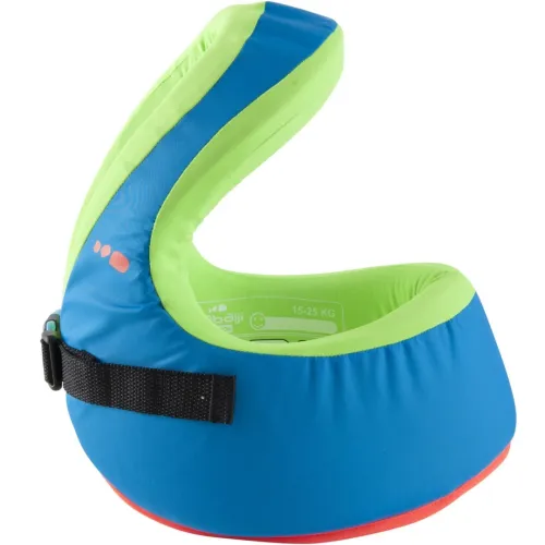 Gilet de natation Decathlon SWIMVEST+ bleu-vert -15-25 kg