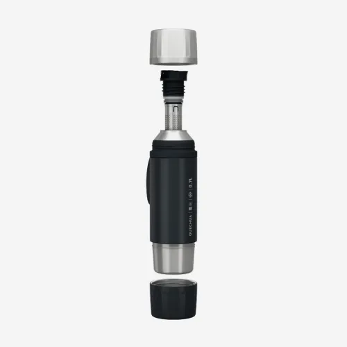 Bouteille inox isotherme avec filtre à thé 0,7L, de randonnée et camping