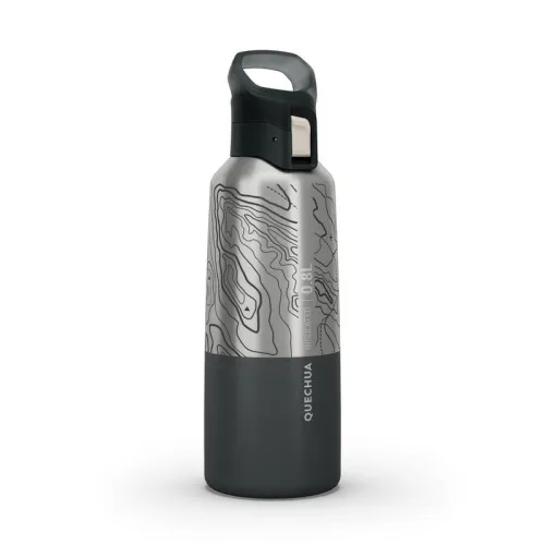 Gourde isotherme inox 0,8L bouchon à ouverture rapide pour la randonnée 
