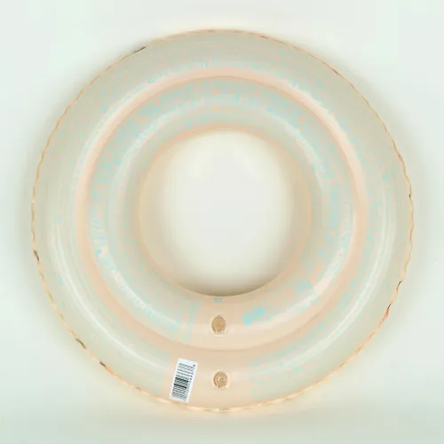 Bouée PiscineDecathlon Gonflable Beige 51 cm imprimé SAVANE Pour Enfant 3-6 ans
