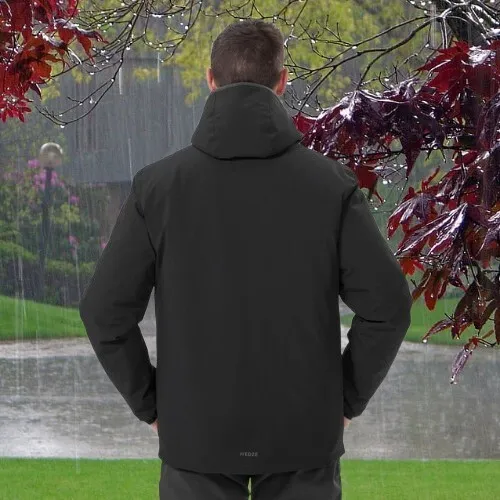 Veste de ski chaude et imperméable homme 100 noir Decathlon