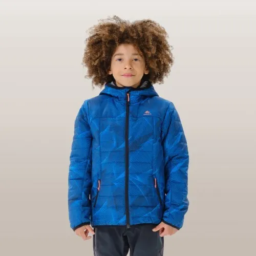 VESTE DOUDOUNE DE RANDONNEE - MH 500 BLEU - ENFANT