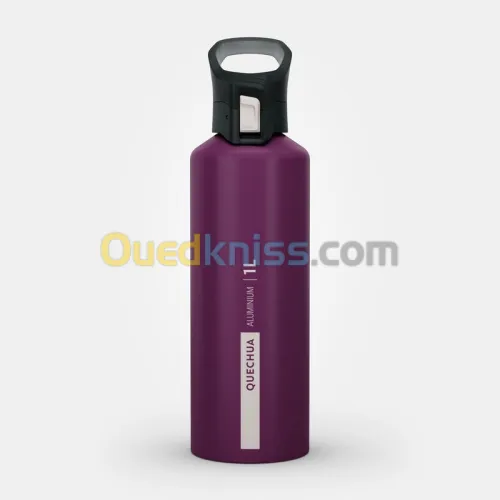 GOURDE RANDONNÉE MH500 BOUCHON OUVERTURE RAPIDE 1 LITRE ALUMINIUM 