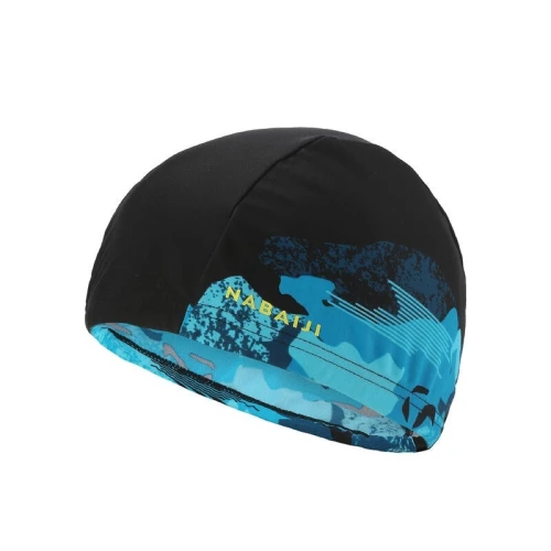 BONNET DE BAIN DECATHLON MAILLE PRINT TAILLE L ALL HIDE 