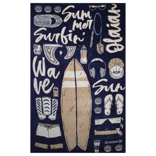 Serviette de plage decathlon 145 x 85 cm 