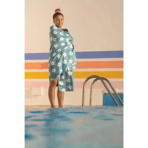 Serviette de bain microfibre imprimé taille XL 110 x 175 cm