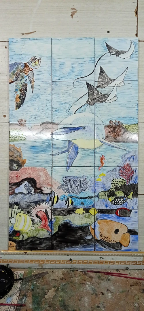 Tableaux Ceramique Decoration Faience et Fontaines 