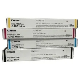 PACK TONER CANON ORIGINAL T07 IP C165 BLACK-CYAN-MAGENTA-YELLOW