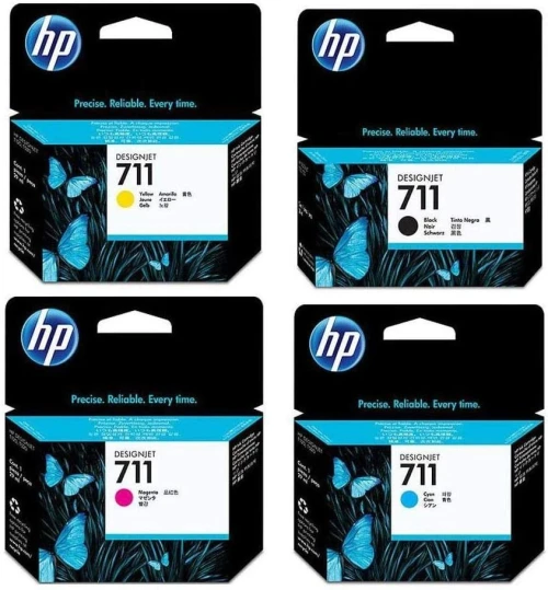 PACK CARTOUCHE HP 711  ORIGINAL 