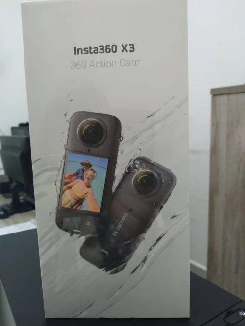 CAMERA INSTA360 X3 360 ACTION CAM 4K 72MP WATERPROOF 10M BLACK
